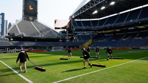 Lumen Field pitch