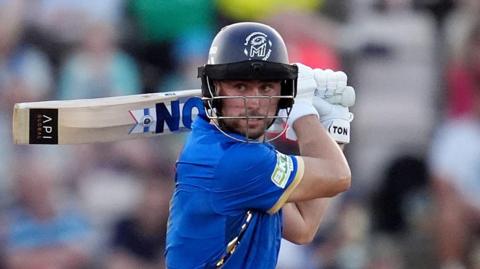 Will Jacks batting for MI London against Southern Brave
