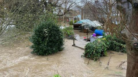 Flooding in Axeminster