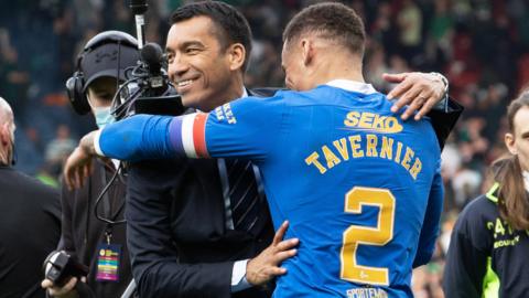 Giovanni van Bronckhorst and James Tavernier