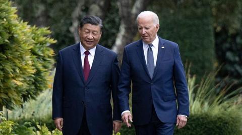 Presidents Xi Jinping and Joe Biden