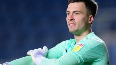 Oxford goalkeeper Jack Stevens