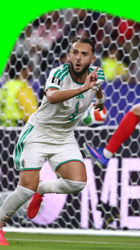 Amine Gouiri celebrating the winner