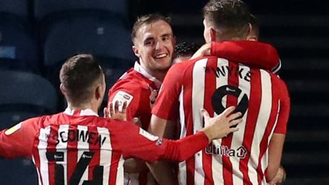 Sunderland celebrate goal