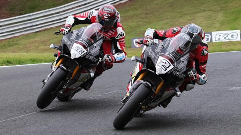 Glenn Irwin and Tommy Bridewell at Oulton Park