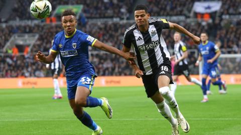 Newcastle face AFC Wimbledon