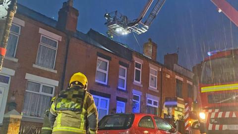 Firefighter in Holbrook Street