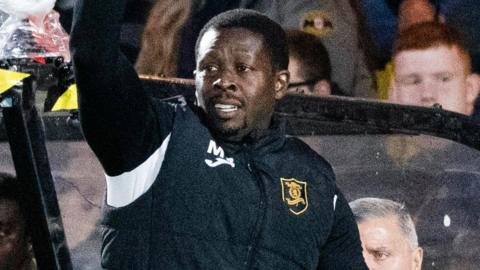 Livingston manager Marvin Bartley
