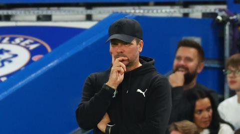 Stephen Clemence at Stamford Bridge during the recent EFL Cup tie away to Chelsea