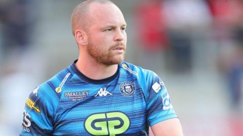 Liam Marshall in action for Wigan Warriors