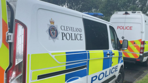 Generic shot of two Cleveland Police vehicles