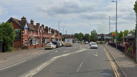 Google maps image of the A350 Beanacre Road in Melksham