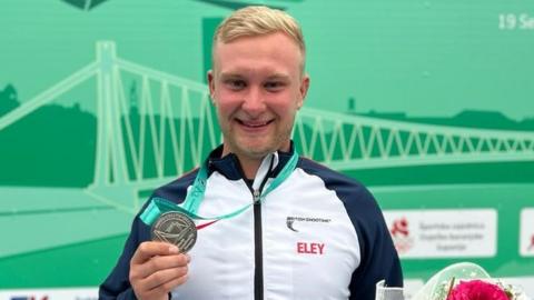 Nathan Hales, British Shooting athlete at World Championships