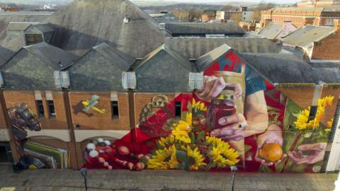 Mural in Chesterfield