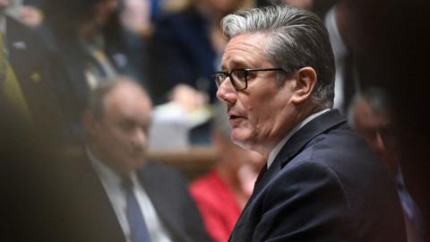 Britain's Prime Minister Keir Starmer answers the Prime Minister's Questions at the House of Commons in London, Britain February 4, 2026