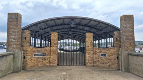 Entrance to Rochester Pier