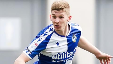 James Connolly in action for Bristol Rovers