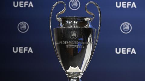 Stock image of the Champions League cup