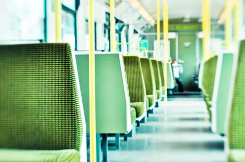 Irish rail train interior