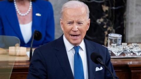 US President Joe Biden delivers his State of the Union Address