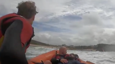 An RNLI rescue