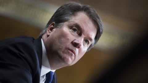 Brett Kavanaugh appears before a Senate committee