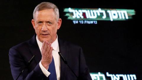 Benny Gantz, file photo January 2019