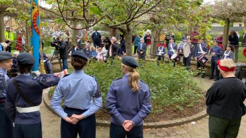 Remembrance service in Bath