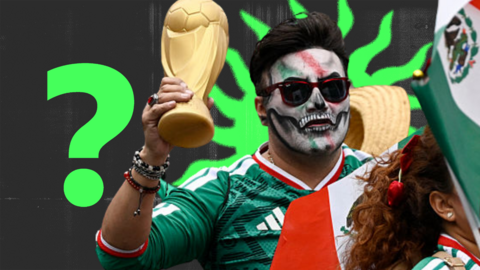 Mexico fans at a World Cup