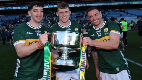 Dylan Geaney, Gavin White and Micheál Burns