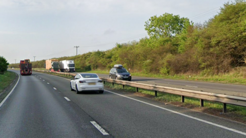 The A1 near Fernwood