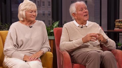 Couple Peter and Cathy on Morning Live