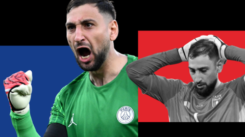 PSG goalkeeper Gianluigi Donnarumma