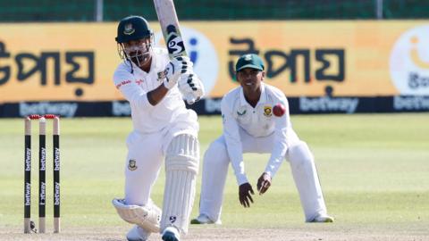 Bangladesh's Litton Das hits out against South Africa