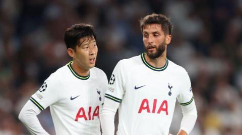 Rodrigo Bentancur and Son Heung-min