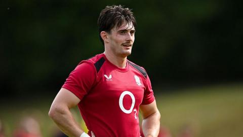 Raffi Quirke during England training last month
