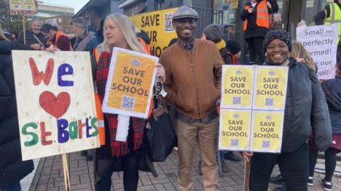Brighton school closure march