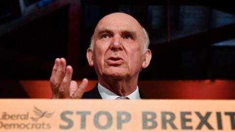 Sir Vince Cable in April 2019