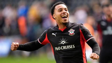 Southampton's Cameron Archer celebrates