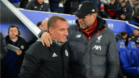 Brendan Rogers and Jurgen Klopp