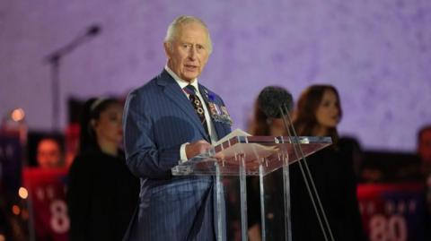 King Charles speaks at VE Day concert 