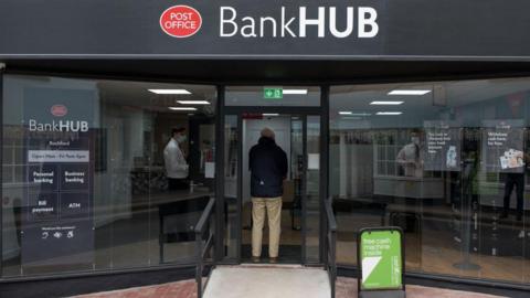 A general view of the new Bank Hub on in Rochford, England. 