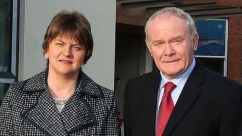 Arlene Foster and Martin McGuinness are due to attend the meeting in Cardiff