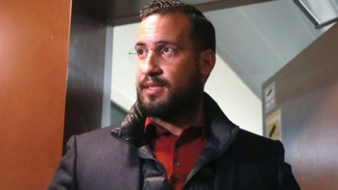 Former Elysee senior security officer Alexandre Benalla on 26 February 2019