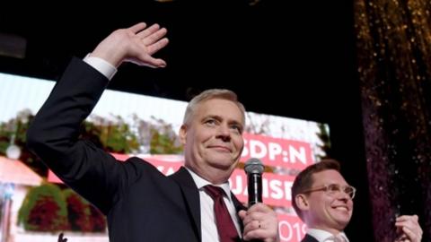 Social Democratic Party leader Antti Rinne, 14 April 2019