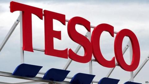 Tesco sign