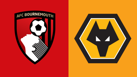 Bournemouth and Wolverhampton Wanderers club badges