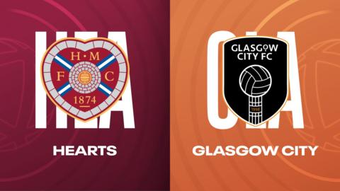 Hearts and Glasgow City badges