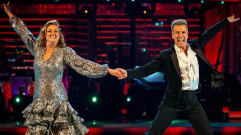 Jacqui Smith and Anton Du Beke