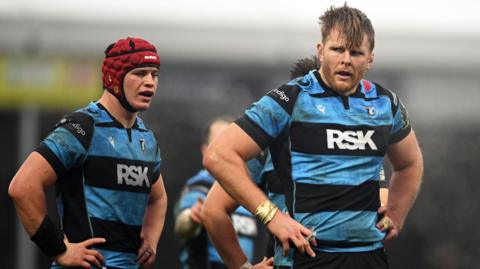 James Botham and Josh McNally of Cardiff 